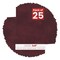 Dark Red Suede 5x8 Uncut Mat Board - Blank Sheets, No Opening